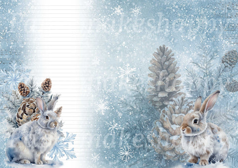 Winter Animals // Papermakeshappy // 18 Seiten, 9 Blatt Designpapier // doppelseitig bedruckt