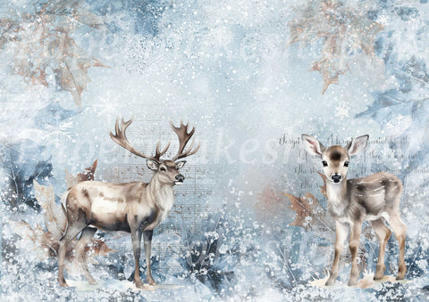 Winter Animals // Papermakeshappy // 18 Seiten, 9 Blatt Designpapier // doppelseitig bedruckt