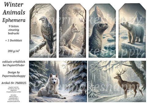 "Dreamcatcher" // Papermakeshappy // Ephemera set // 200 g/m²