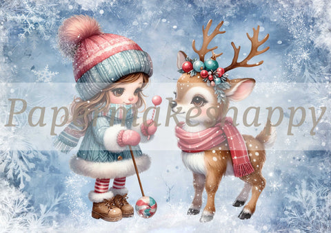 "Winter Cuties" // Papermakeshappy // 7 Blatt Designpapier // doppelseitig bedruckt