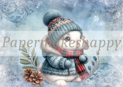 "Winter Cuties" // Papermakeshappy // 7 Blatt Designpapier // doppelseitig bedruckt