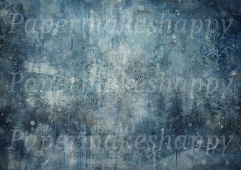 "Grungy Winter Backgrounds" // Papermakeshappy // 12 Blatt Designpapier // einseitig bedruckt