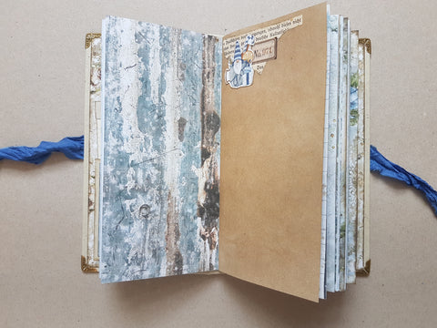 Slimline Journal „Winter Morning“ // handgemacht von Melly