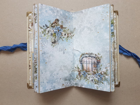 Slimline Journal „Winter Morning“ // handgemacht von Melly