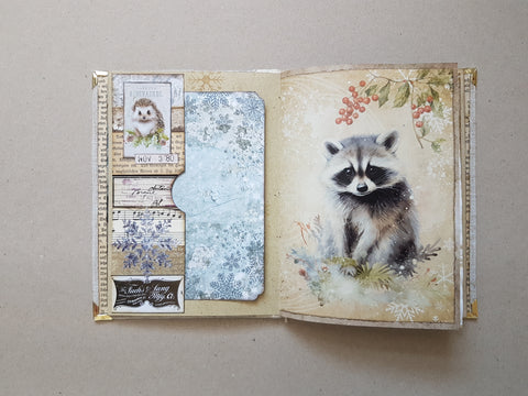 Journal A 5 "Winter Woodland" // handgemacht von Melly