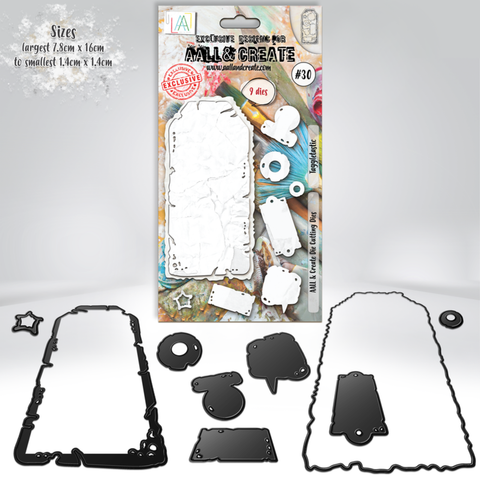 AALL &amp; Create // Cutting Dies // Taggletastic // 9 pieces