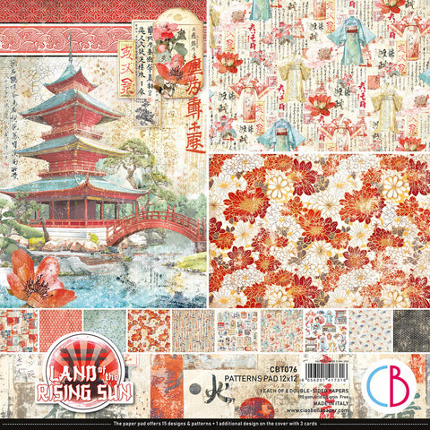 "Land of the Rising Sun" // Ciao Bella // 12 x 12 Basic Paper Pad (Pattern)