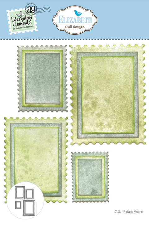 Elizabeth Craft Designs Stanzen "Postage Stamps"