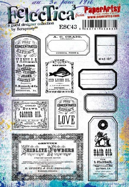 PaperArtsy // Hot Pick No. 1506 // Rubber Stamp // A 5 Size