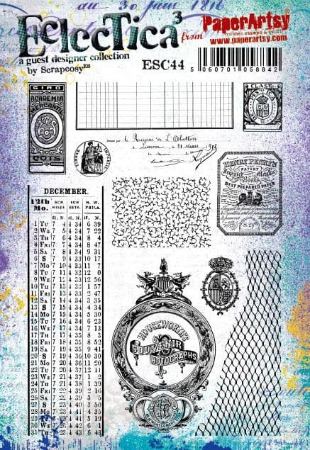 PaperArtsy // Hot Pick No. 1506 // Rubber Stamp // A 5 Size