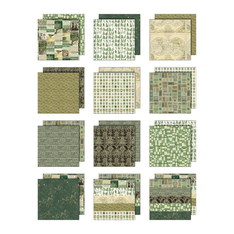 Tim Holtz Palette Collection 12 x 12 Inch "grün"