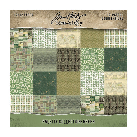 Tim Holtz Palette Collection 12 x 12 Inch "grün"