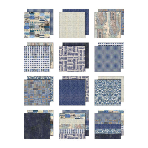 Tim Holtz Palette Collection 12 x 12 Inch "Indigo"