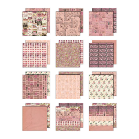 Tim Holtz Palette Collection 12 x 12 Inch "pink"