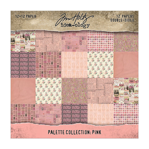 Tim Holtz Palette Collection 12 x 12 Inch "pink"