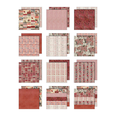 Tim Holtz Palette Collection 12 x 12 Inch "rot"