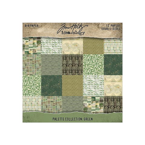 Tim Holtz Palette Collection 8 x 8 Inch "grün"