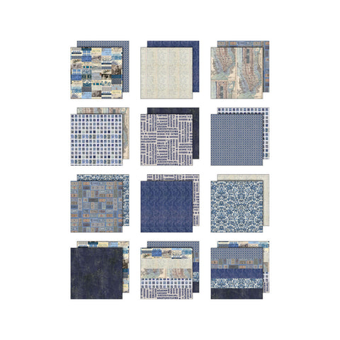 Tim Holtz Palette Collection 8 x 8 Inch "Indigo"