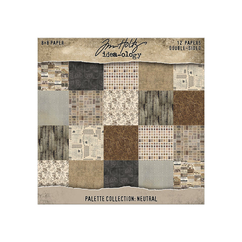 Tim Holtz Palette Collection 8 x 8 Inch "neutral"