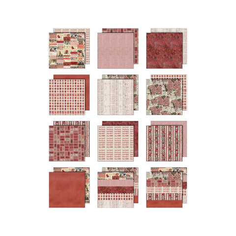 Tim Holtz Palette Collection 8 x 8 Inch "rot"