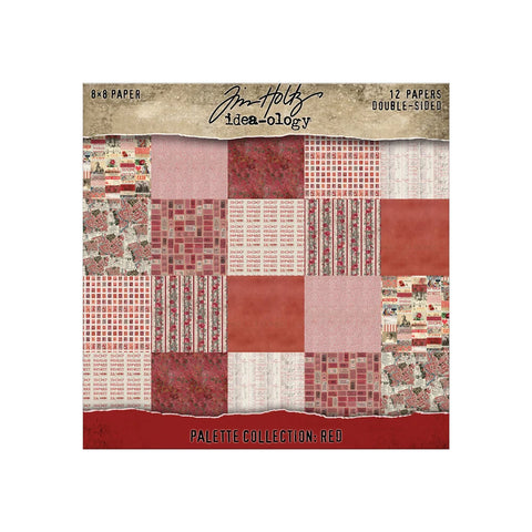 Tim Holtz Palette Collection 8 x 8 Inch "rot"