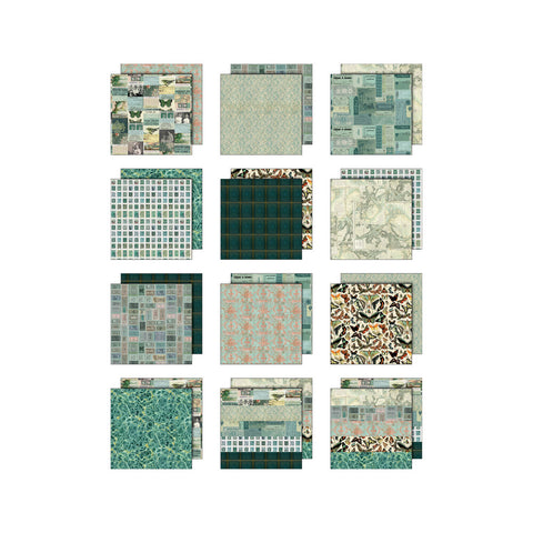 Tim Holtz Palette Collection 8 x 8 Inch "Teal"