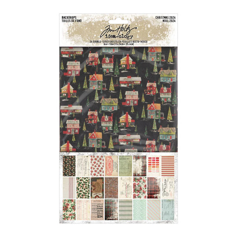 Tim Holtz // Christmas Backdrops 2024