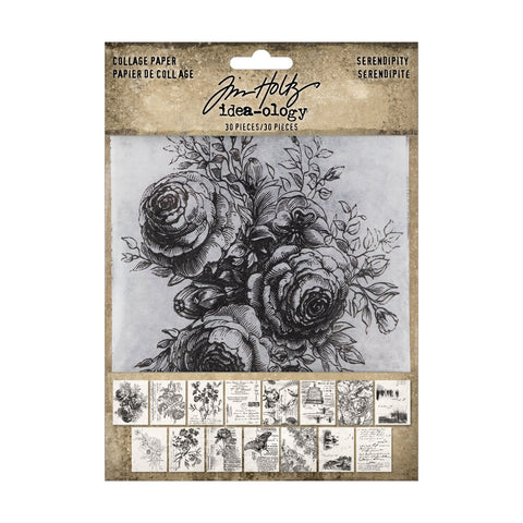 Tim Holtz - Idea-ology // Collage Paper // Serendipity // 30 Blatt