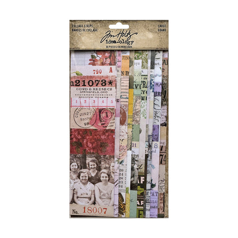 Tim Holtz // Collage Strips // 30 Stück // Large