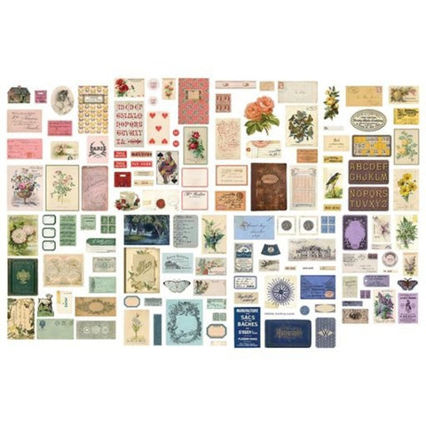 Tim Holtz // Ephemera Pack groß "Palette" // 136 Stück