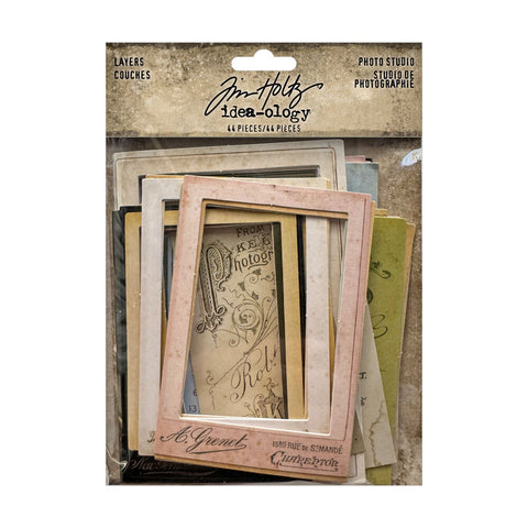 Tim Holtz // Layers Photo Studio // 44 pieces