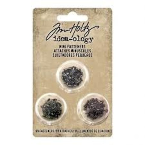 Mini Fasteners (mini Brads) // 80 pieces // Idea-ology // Tim Holtz