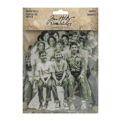 Tim Holtz - Idea-ology // Paper Dolls "Groups" // 50 Stück