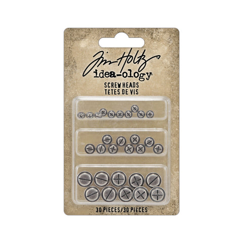 Screw Heads // 30 Stück // Idea-ology // Tim Holtz