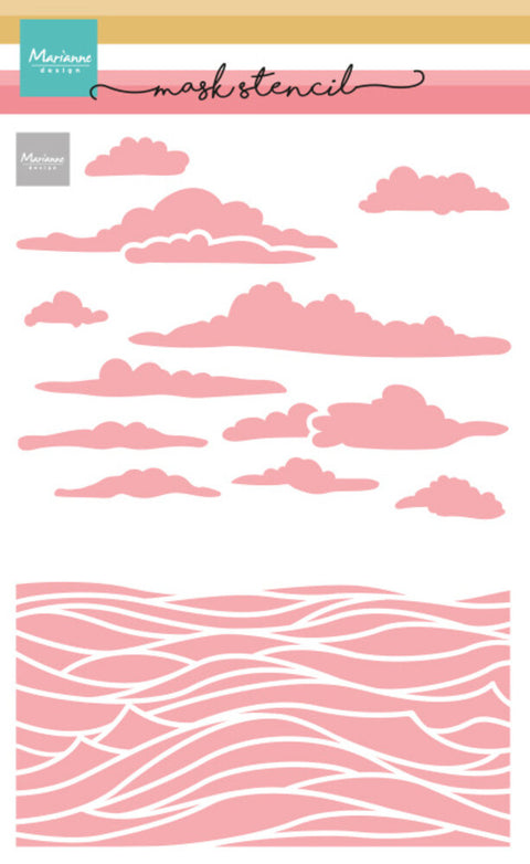 Schablone - Stencil "Sea Scenery"// Marianne Design