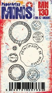 PaperArtsy // Mini Stamp No. 76 // Rubber stamps // approx. 7 cm x 5 cm