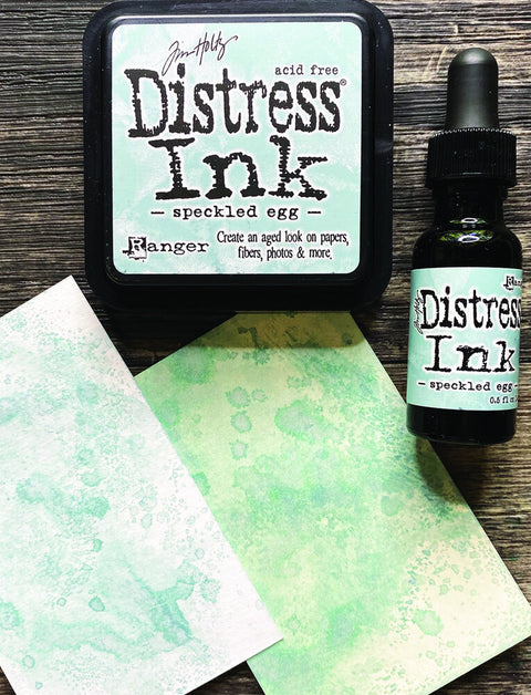 Ranger // Distress Ink // speckled egg