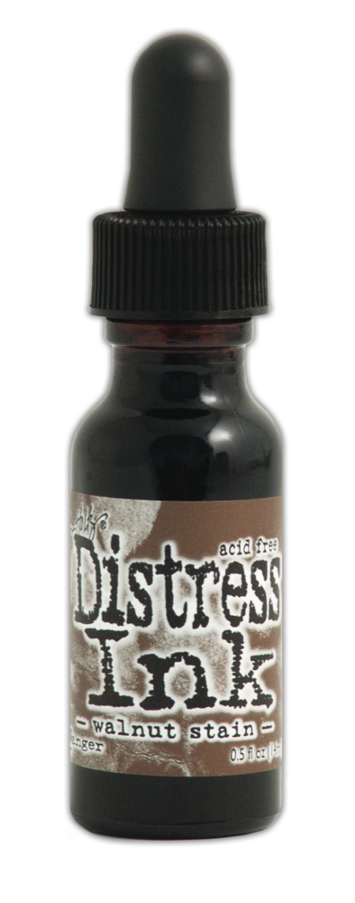 Ranger Distress Ink Re-Inker // 14 ml // Walnut Stain