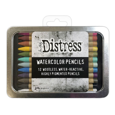 Tim Holtz Distress Watercolor Pencils Kit 1 // 12 Stück