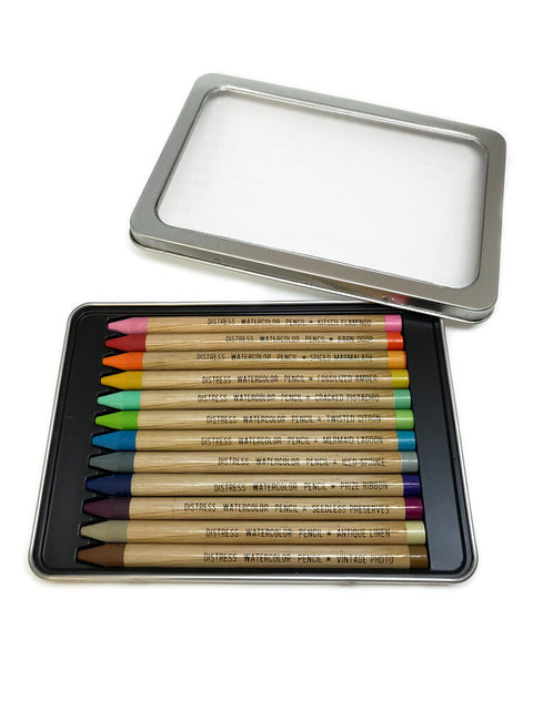 Tim Holtz Distress Watercolor Pencils Kit 2 // 12 pieces