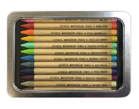 Tim Holtz Distress Watercolor Pencils Kit 2 // 12 pieces