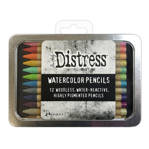 Tim Holtz Distress Watercolor Pencils Kit 2 // 12 pieces