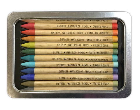 Tim Holtz Distress Watercolor Pencils Kit 3 // 12 pieces