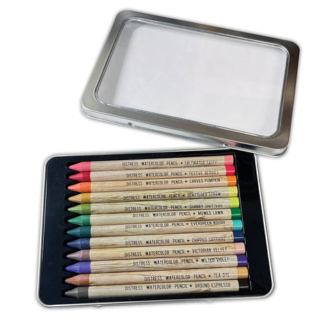 Tim Holtz Distress Watercolor Pencils Kit 4 // 12 Stück