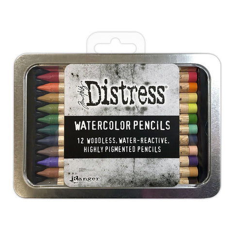 Tim Holtz Distress Watercolor Pencils Kit 4 // 12 Stück