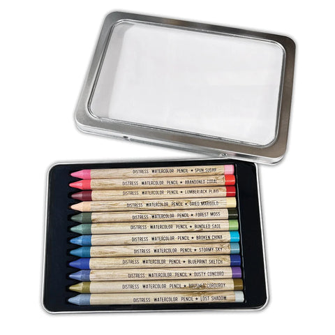 Tim Holtz Distress Watercolor Pencils Kit 6 // 12 Stück