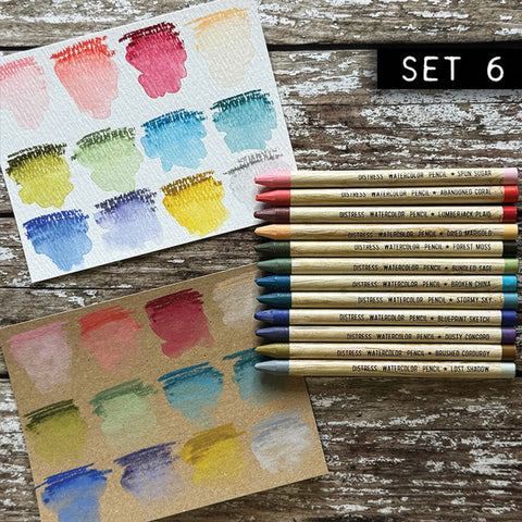 Tim Holtz Distress Watercolor Pencils Kit 3 // 12 Stück