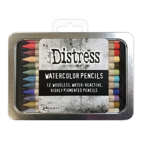 Tim Holtz Distress Watercolor Pencils Kit 6 // 12 pieces