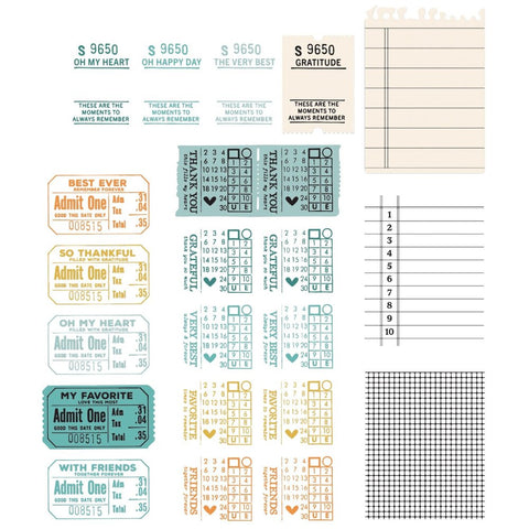 Sizzix Framelits Die w/Stamps by 49 and Market // A5 // Forever Journal Essentials