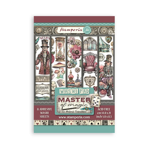 Washi Pad - "Master of Magic" // Stamperia // 8 sheets